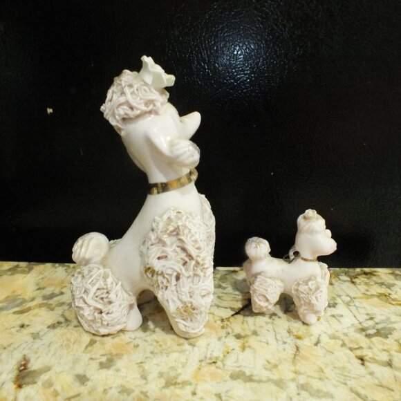Vintage Spaghetti Poodle And Her Puppy By Enterprise Exclusive - Picture 4 of 8